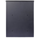 Package Delivery Boxes Galvanized Steel Parcel Mailbox Wall Mounted Lockable Anti - Theft - Black - Fab Heavy Parts