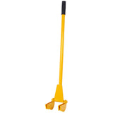 Pallet Buster Tool with 43in Long Handle Deck Wrecker Pry Bar Board Removal - Yellow - Fab Heavy Parts