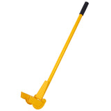 Pallet Buster Tool with 43in Long Handle Deck Wrecker Pry Bar Board Removal - Yellow - Fab Heavy Parts
