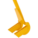 Pallet Buster Tool with 43in Long Handle Deck Wrecker Pry Bar Board Removal - Yellow - Fab Heavy Parts