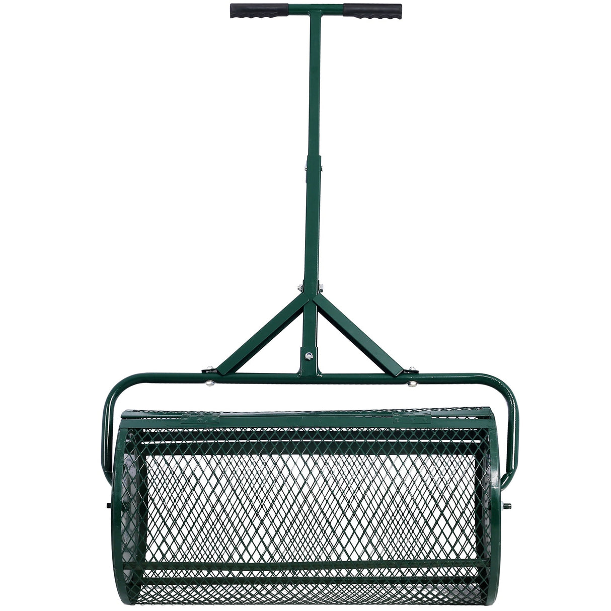 Peat Moss Spreader 24inch Compost Metal Mesh T Shaped Handle - Green - Fab Heavy Parts
