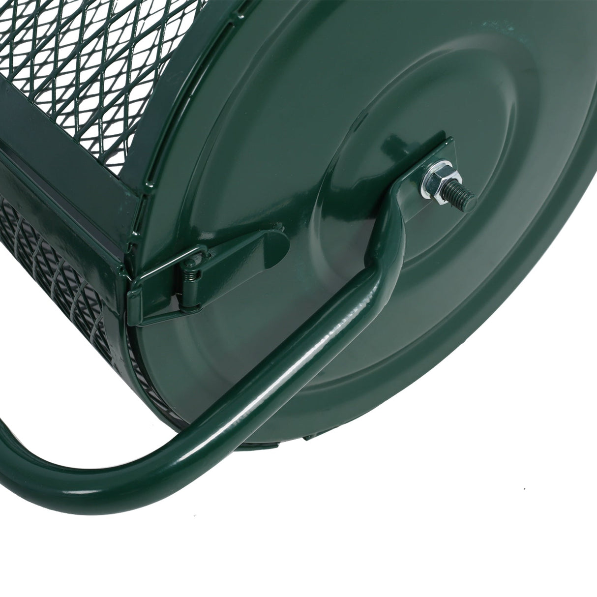 Peat Moss Spreader 24inch Compost Metal Mesh T Shaped Handle - Green - Fab Heavy Parts