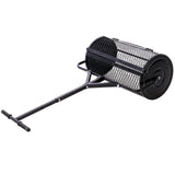 Peat Moss Spreader 24inch Compost Spreader Metal Mesh T Shaped Handle - Black - Fab Heavy Parts