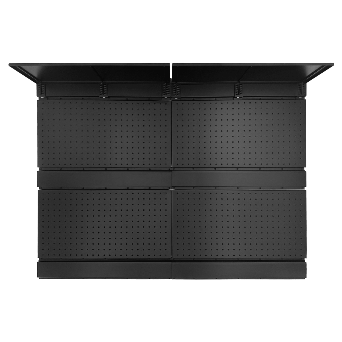 Pegboard Wall Organizer 48 x 36 inch Garage Storage Pegboard with Hooks & Storage Bins - Fab Heavy Parts