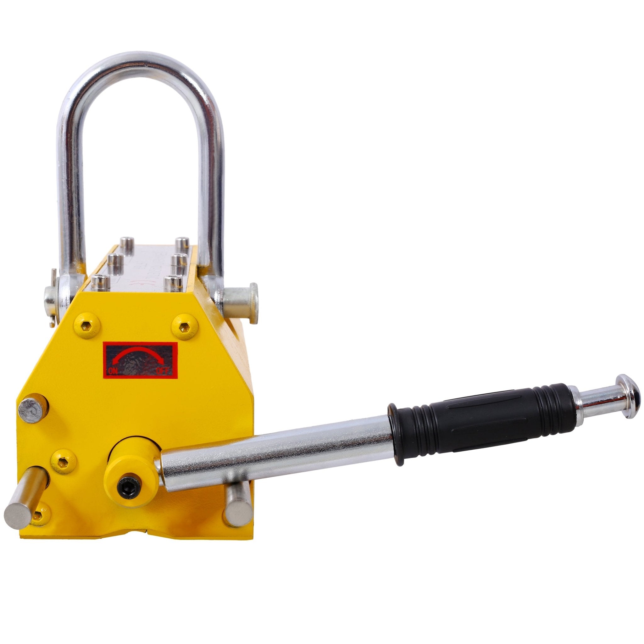 Permanent Magnetic Lifting with Release 2200lbs/1000kg Heavy Duty Magnet 2.5 Safety Factor Neodymium & Steel - Fab Heavy Parts
