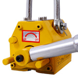 Permanent Magnetic Lifting with Release 220lbs/100kg Heavy Duty Magnet 2.5 Safety Factor Neodymium & Steel - Fab Heavy Parts