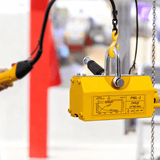 Permanent Magnetic Lifting with Release 440lbs/200kg Heavy Duty Magnet 2.5 Safety Factor Neodymium & Steel - Fab Heavy Parts