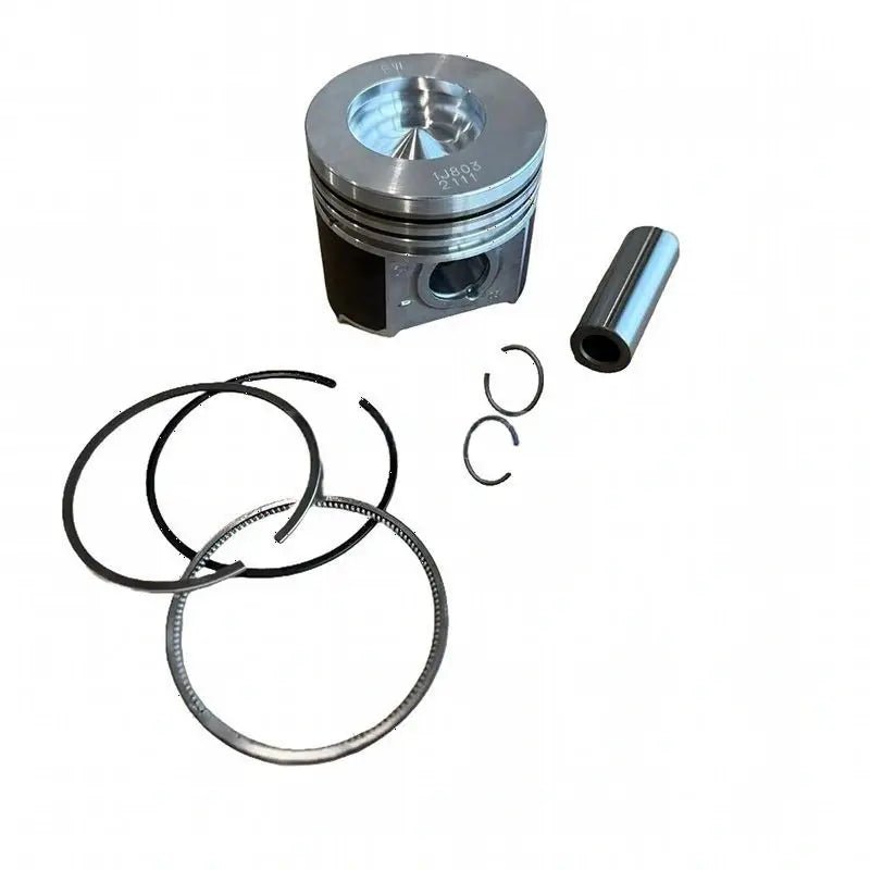 Piston and Rings 1J803-21110 for Kubota Engine D1703 D1803 V2203 V2403 Tractor L6060HSTC MX5400HSTC MX6000HSTC L5460HST MX5200H M5660SUHD M62 Excavator KX040-4 - Fab Heavy Parts