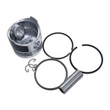 Piston Assembly 121450-22091 for Yanmar Engine 3T72 3T72SB 3T72SA 3T72H Tractor YM169 YM169D YM180 YM180D YM186 - Fab Heavy Parts