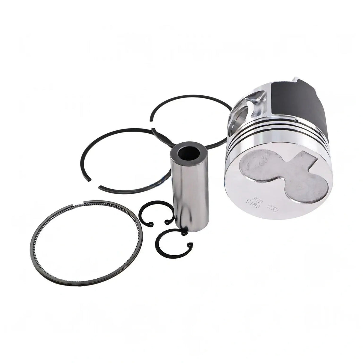 Piston Kit 115017541 MT40285065 for ISM Shibaura Engine N844 CASE DX31 DX35 New Holland Tractor T1510 T1520 - Fab Heavy Parts