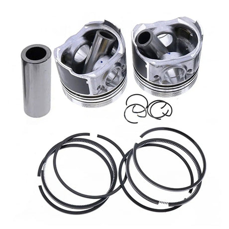 Piston Kit 119515-22080 for Yanmar Engine 2TNV70 2YM15 - Fab Heavy Parts