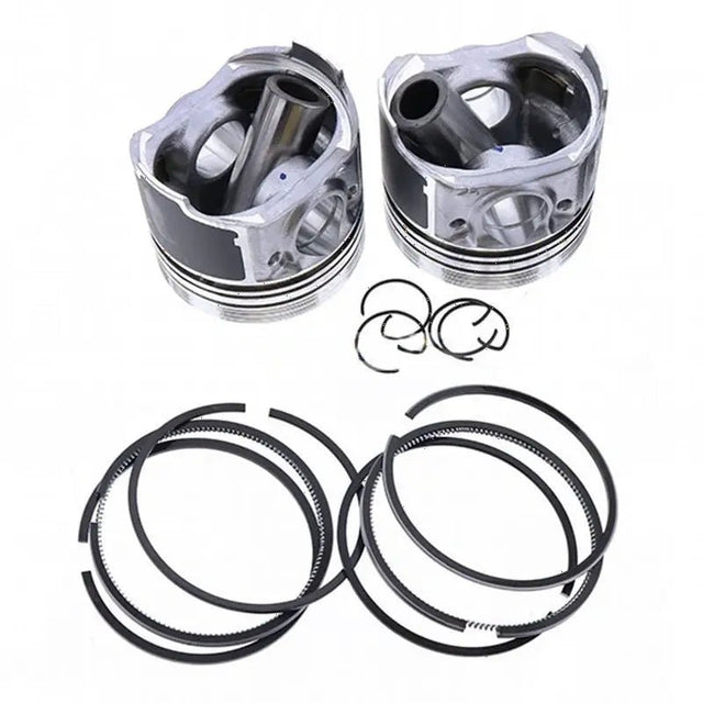 Piston Kit 12110-93130 for Suzuki Outboard DT9.9 DT15 - Fab Heavy Parts