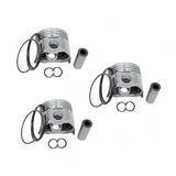 Piston Kit 129100-22080 for Yanmar 4TNA78 Komatsu 3D78-1A 3D78-1C 3D78-1D 3D78-1E 3D78-1F Engine