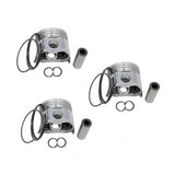 Piston Kit 129100-22080 for Yanmar 4TNA78 Komatsu 3D78-1A 3D78-1C 3D78-1D 3D78-1E 3D78-1F Engine - Fab Heavy Parts
