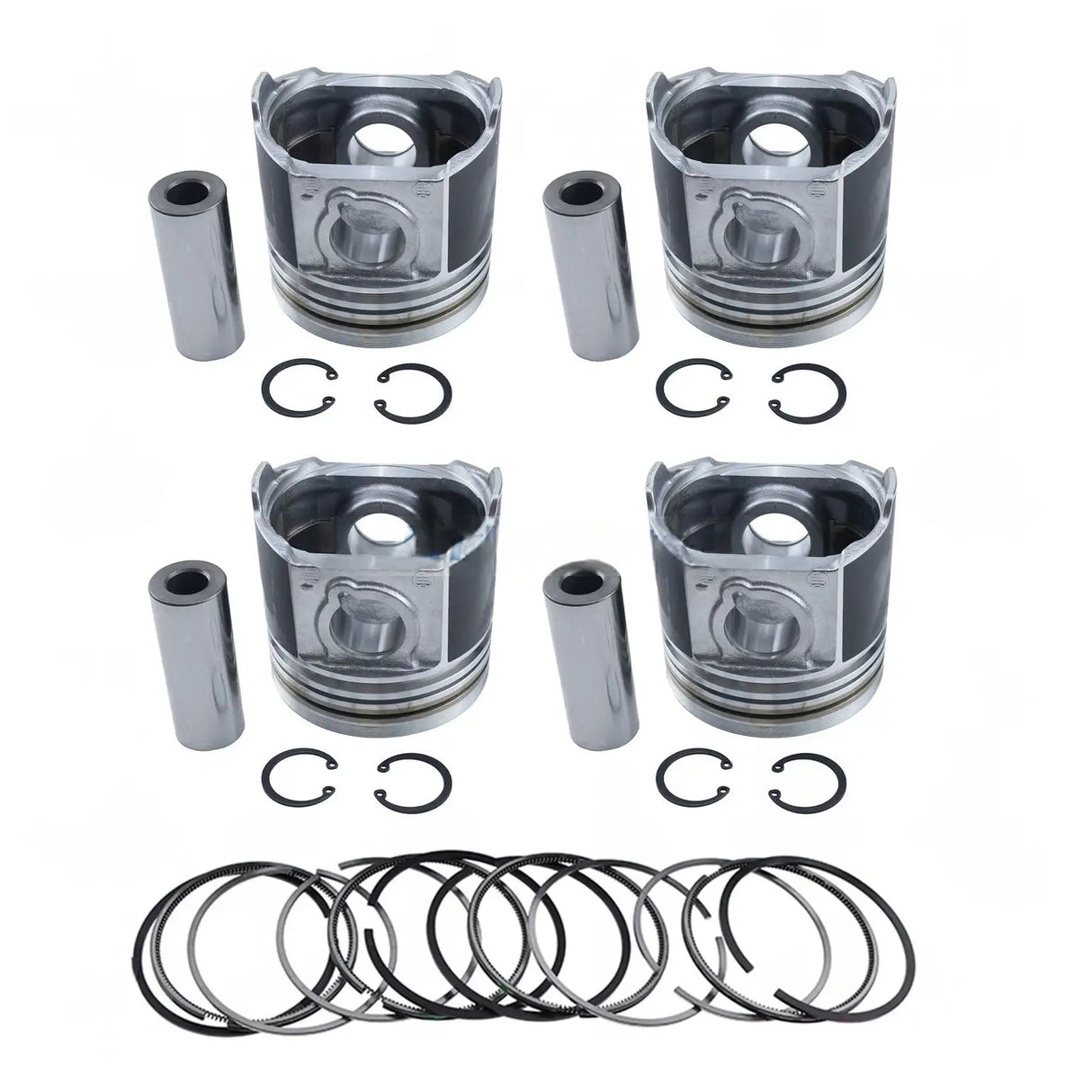 Piston Kit 1G363-21110 1G770-21110 for Kubota Engine V2003 - Fab Heavy Parts