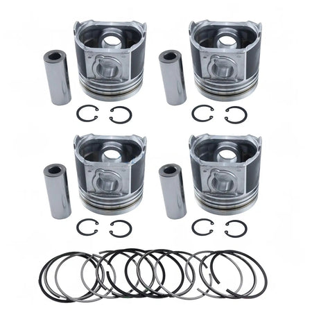 Piston Kit 1G363-21110 1G770-21110 for Kubota Engine V2003 - Fab Heavy Parts