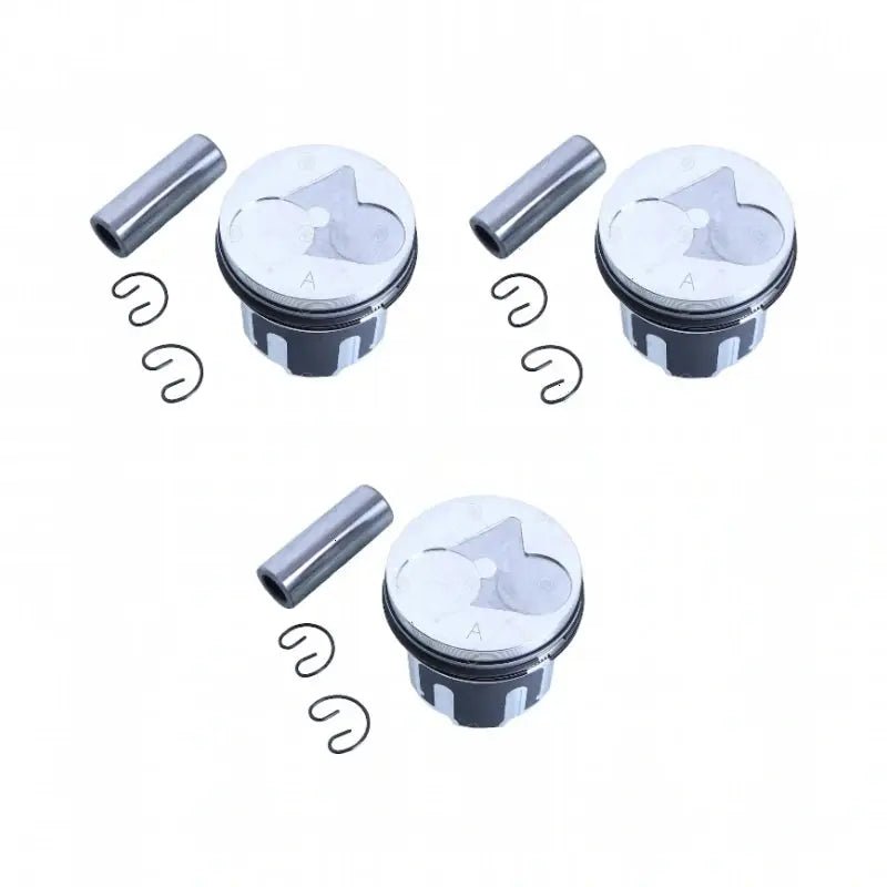 Piston Kit 1G688-21112 for Kubota Engine D782 D722 Excavator RX153S U15 Tractor G2160 GR2110 GR2120 JB14 JB15X Mower ZD1011 ZD321 ZD221 - Fab Heavy Parts