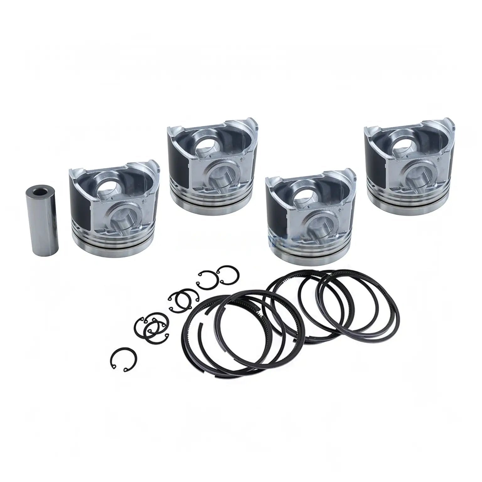 Piston Kit 1J550-21112 1J500-21050 for Kubota Engine V3800-DI Loader SVL90 Tractor M9540 M8540 Excavator KX080-3 - Fab Heavy Parts