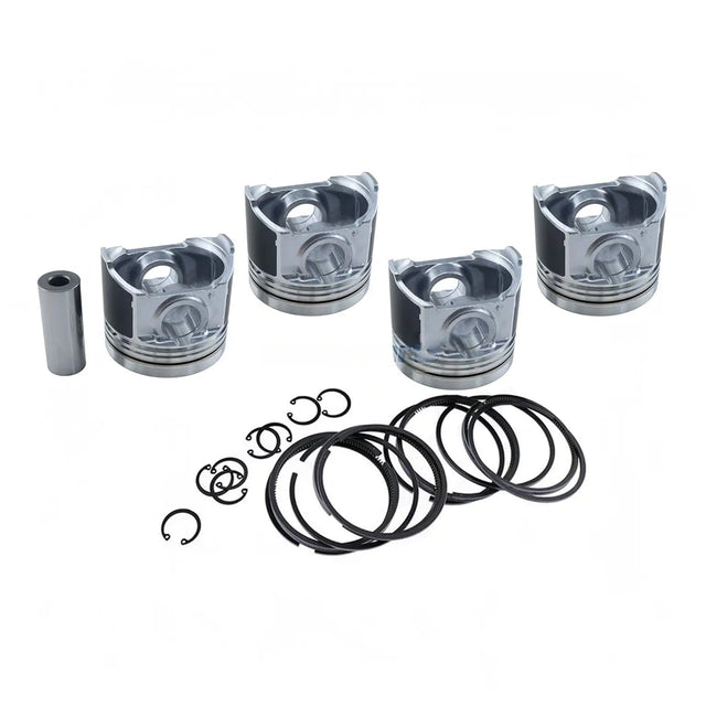 Piston Kit 1J550-21112 1J500-21050 for Kubota Engine V3800-DI Loader SVL90 Tractor M9540 M8540 Excavator KX080-3 - Fab Heavy Parts