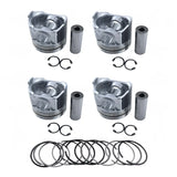 Piston Kit 1J574-21112 1J500-21050 for Kubota Engine V3800 Tractor M110XDTC M108SDS M108SH M9960 M8560