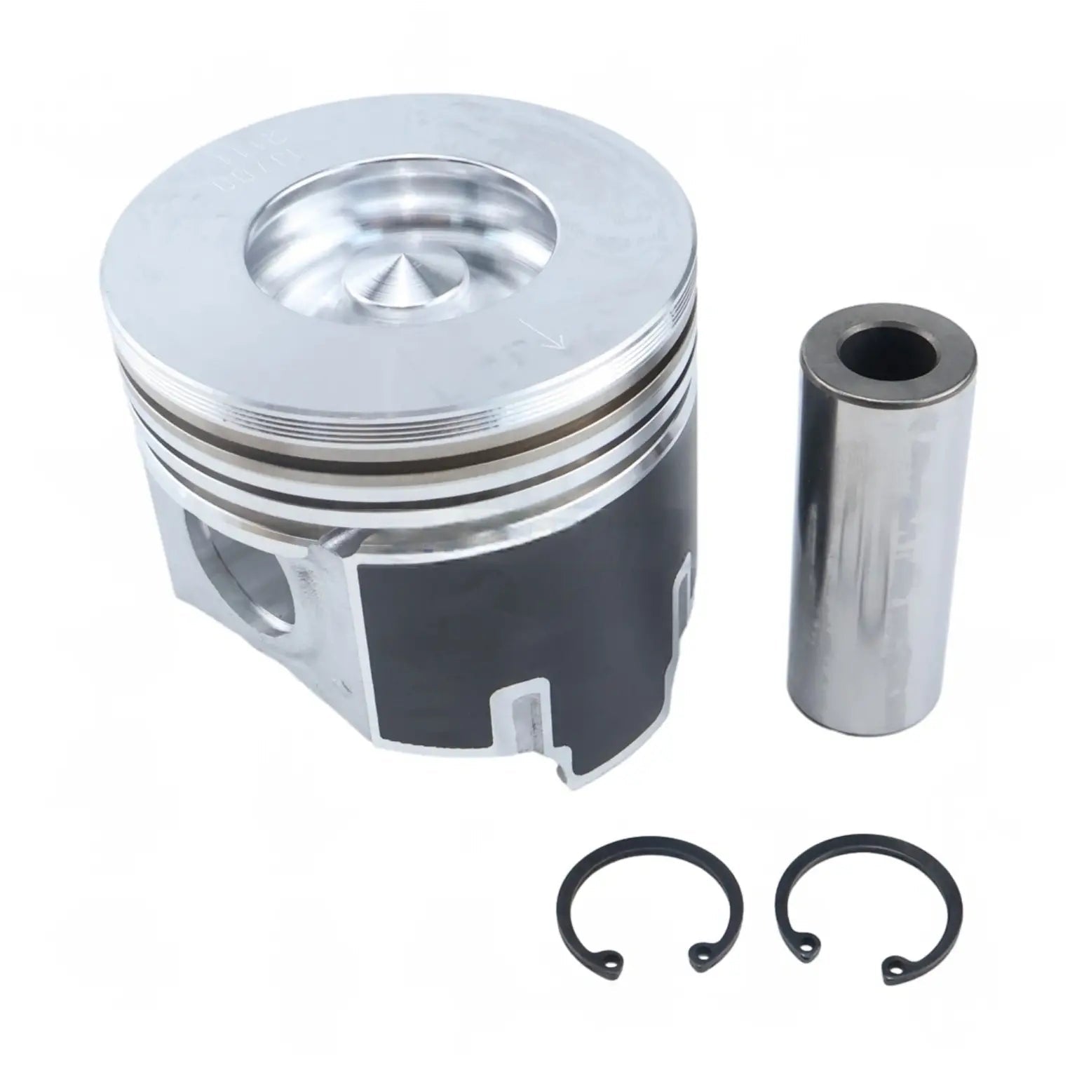 Piston Kit 1J700-21110 7000683 for Kubota Engine V2607 Bobcat Loader T180 T190 T550 T590 S160 S185 S205 S550 S570 S590 - Fab Heavy Parts