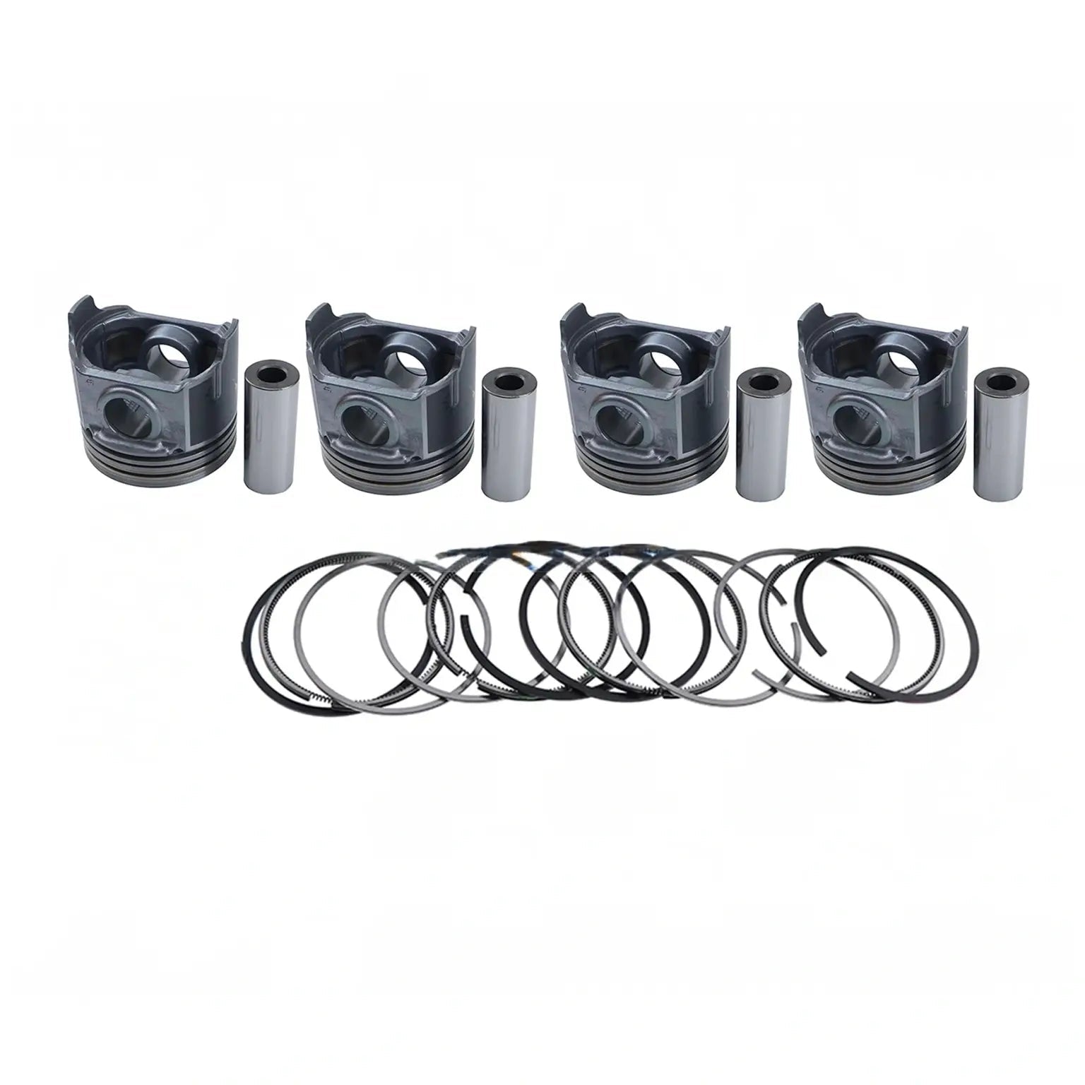 Piston Kit 1J751-21110 1G772-21050 for Kubota Engine V3307-DI Loader SVL75 Tractor M7040HD Excavator KX080-3T - Fab Heavy Parts