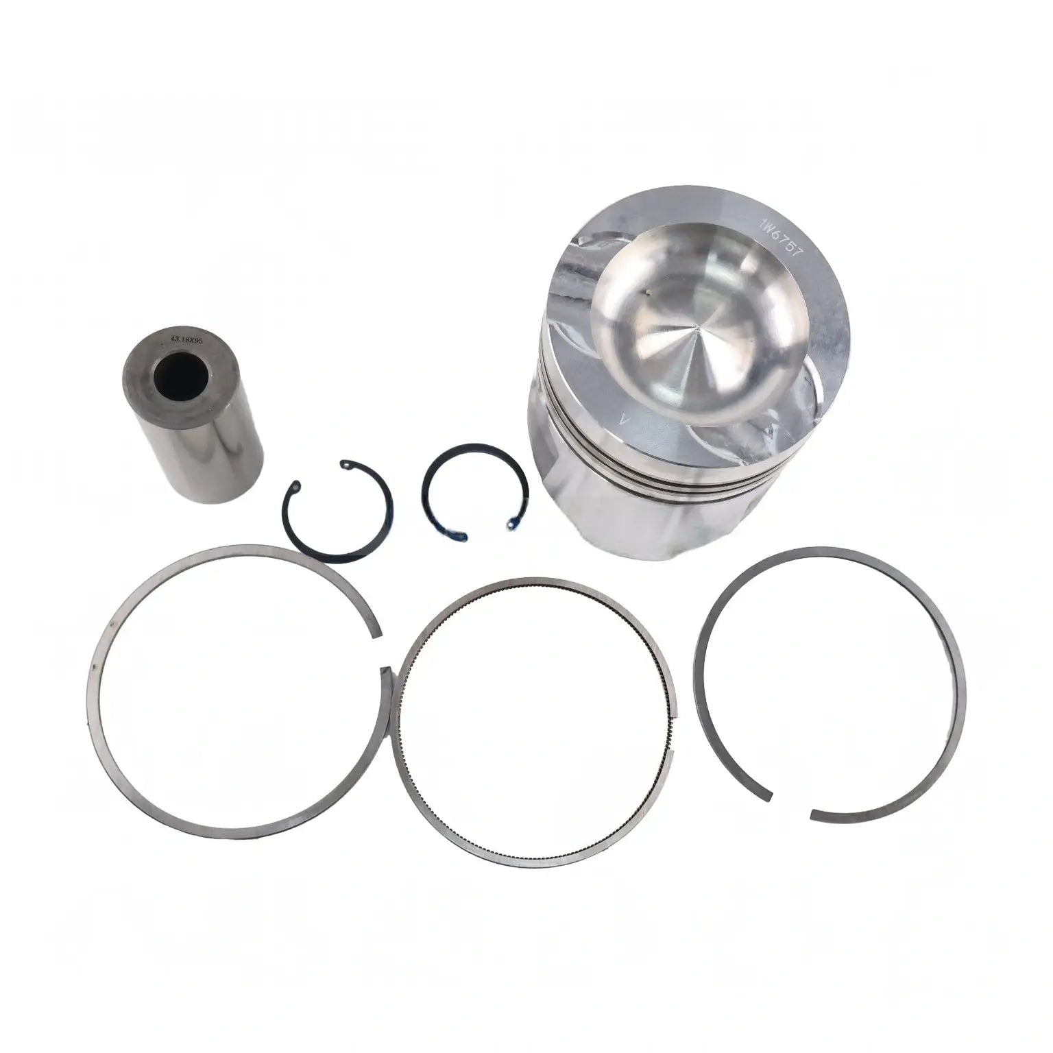 Piston Kit 1W-6757 for Caterpillar CAT Engine 3304 3306 3306DI Loader 930R 930T 936E 966C 966R Tractor D4E D5B D6D D6H - Fab Heavy Parts