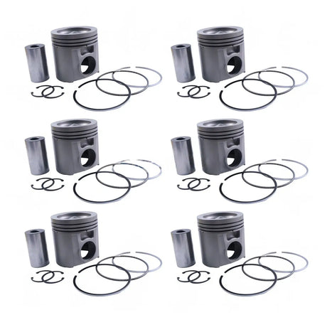 Piston Kit 4089246 4001106 for Cummins Engine QSK45 QSK60 Komatsu Truck AFE48-CQ AFE48-CU AFE48-CX - Fab Heavy Parts