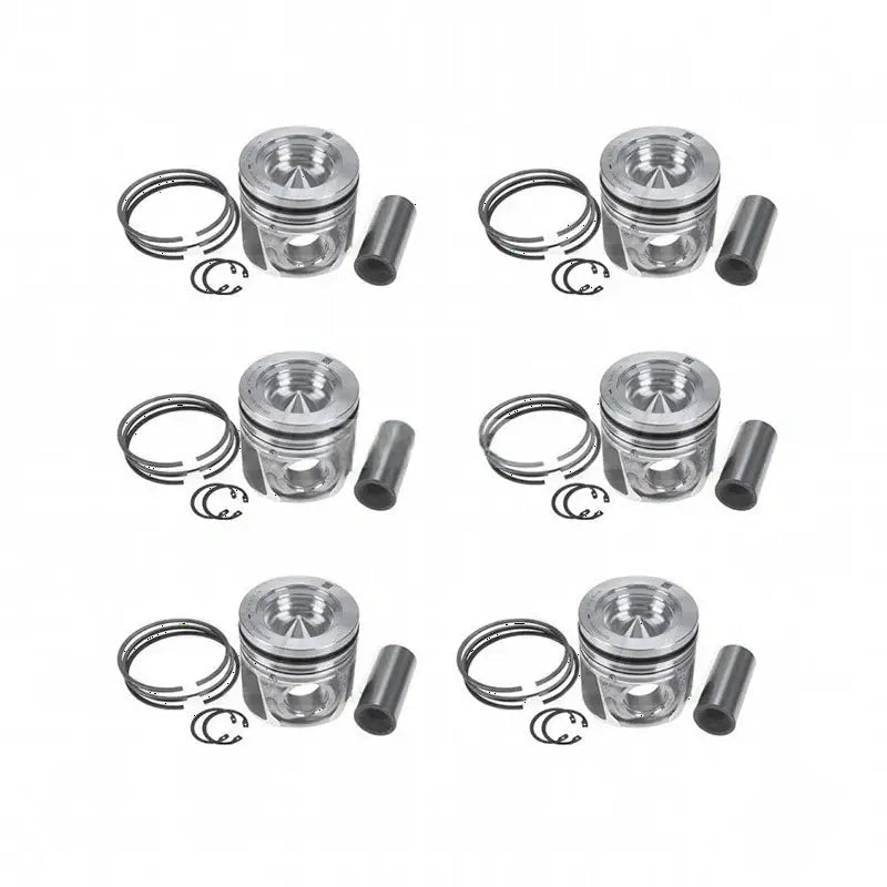 Piston Kit 504128309 for FPT Engine F4HFE613P NEF667TA F4HE9684 CASE IH Tractor Puma 165 180 195 210 225 Harvester 4000 4088 - Fab Heavy Parts