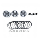 Piston Kit 6212-111-094-20 for Iseki Engine E3112 Massey Ferguson Tractor GC1725M GC1723E GC1720 GC1715 GC1710 GC1705 - Fab Heavy Parts