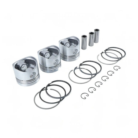 Piston Kit 6212-111-094-20 for Iseki Engine E3112 Massey Ferguson Tractor GC1725M GC1723E GC1720 GC1715 GC1710 GC1705 - Fab Heavy Parts