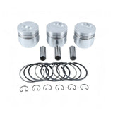 Piston Kit 6212-111-094-20 for Iseki Engine E3112 Massey Ferguson Tractor GC1725M GC1723E GC1720 GC1715 GC1710 GC1705 - Fab Heavy Parts