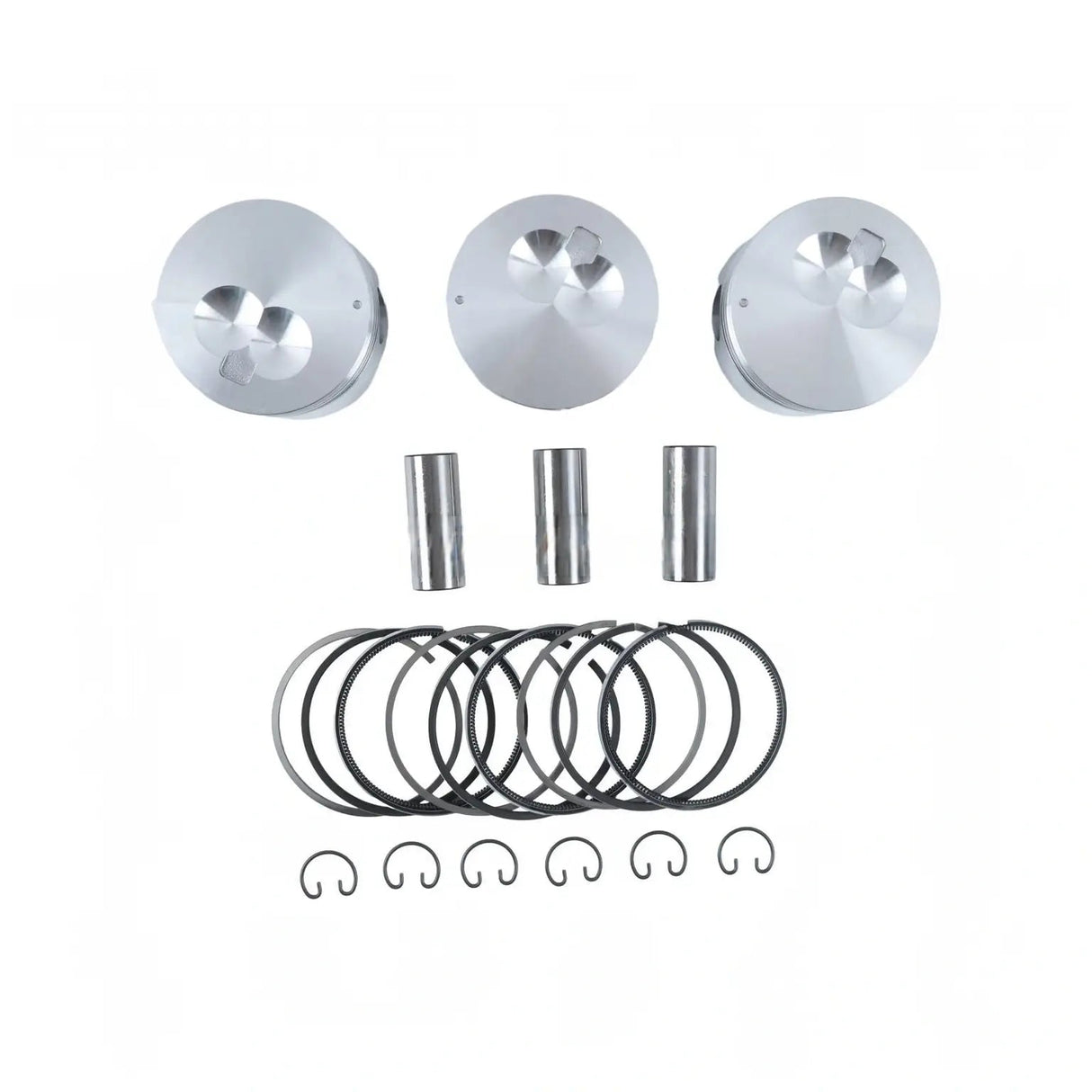 Piston Kit 6212-111-094-20 for Iseki Engine E3112 Massey Ferguson Tractor GC1725M GC1723E GC1720 GC1715 GC1710 GC1705 - Fab Heavy Parts