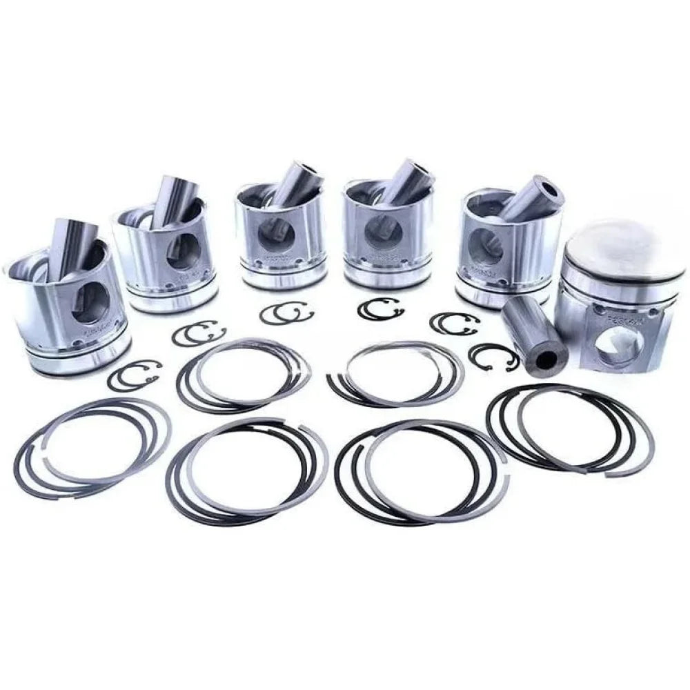 Piston Kit 8-98116768-2 8-98116768-6 for Isuzu Engine 6WG1 John Deere Excavator 850DLC 450DLC 650DLC 870GLC