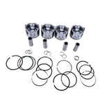 Piston Kit for Kubota Engine V1505 V1505T CASE Loader 1825B