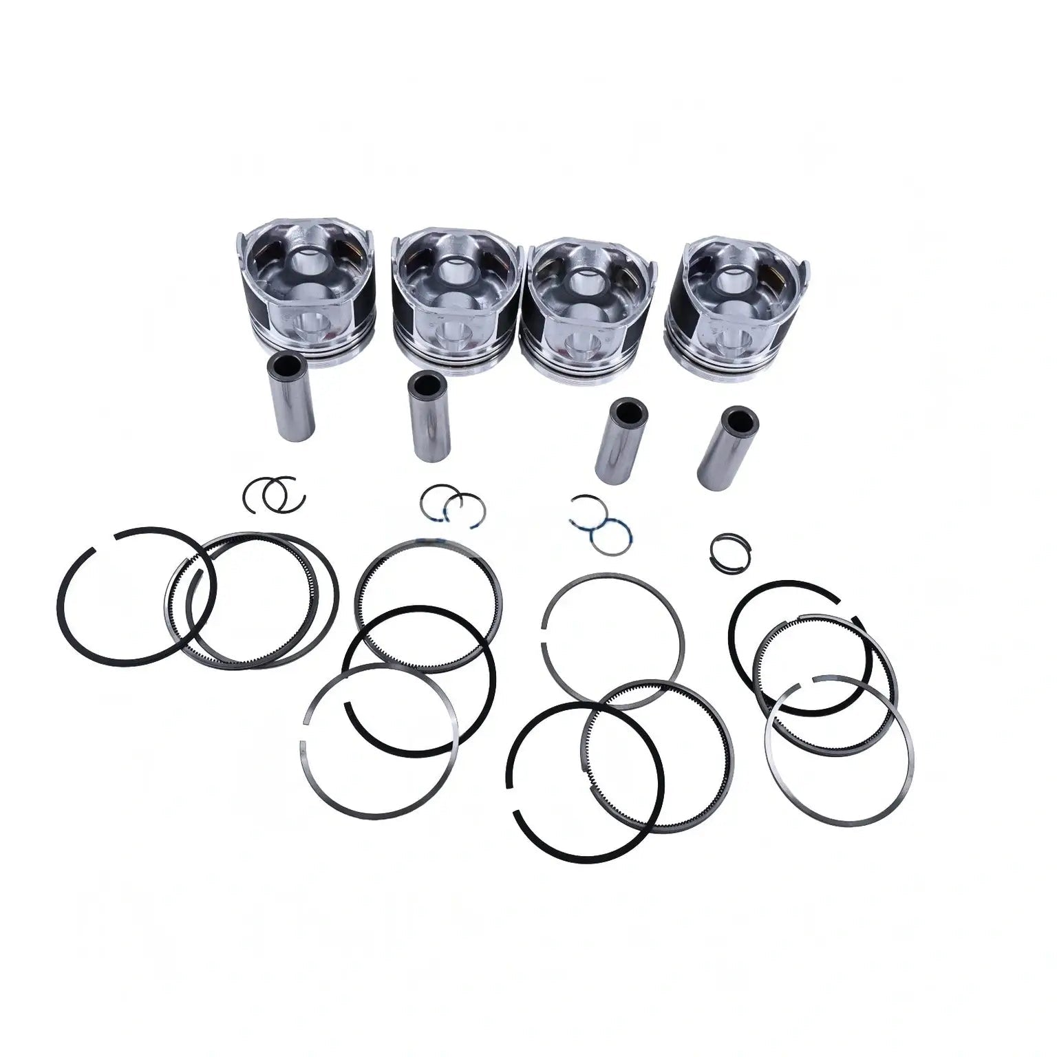 Piston Kit for Kubota Engine V1505 V1505T CASE Loader 1825B - Fab Heavy Parts