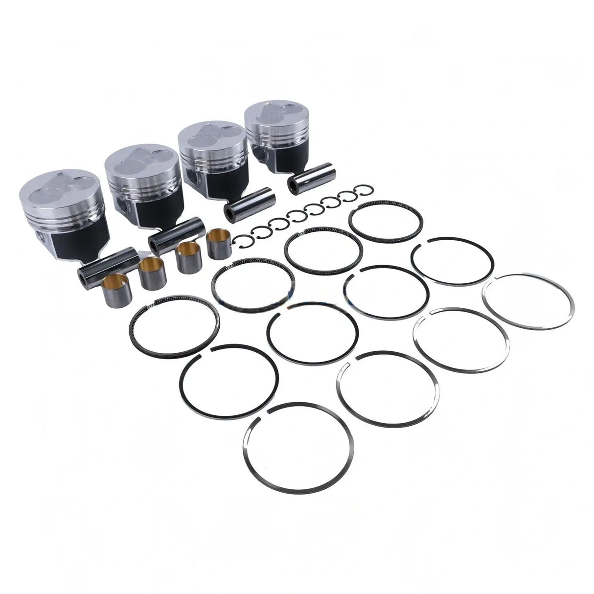 Piston Kit with Ring for Kubota Engine V2203 Bobcat 753C 763 773 S130 S150 S160 S185 331 334 341 5600 S175 S530 T190 T140 - Fab Heavy Parts