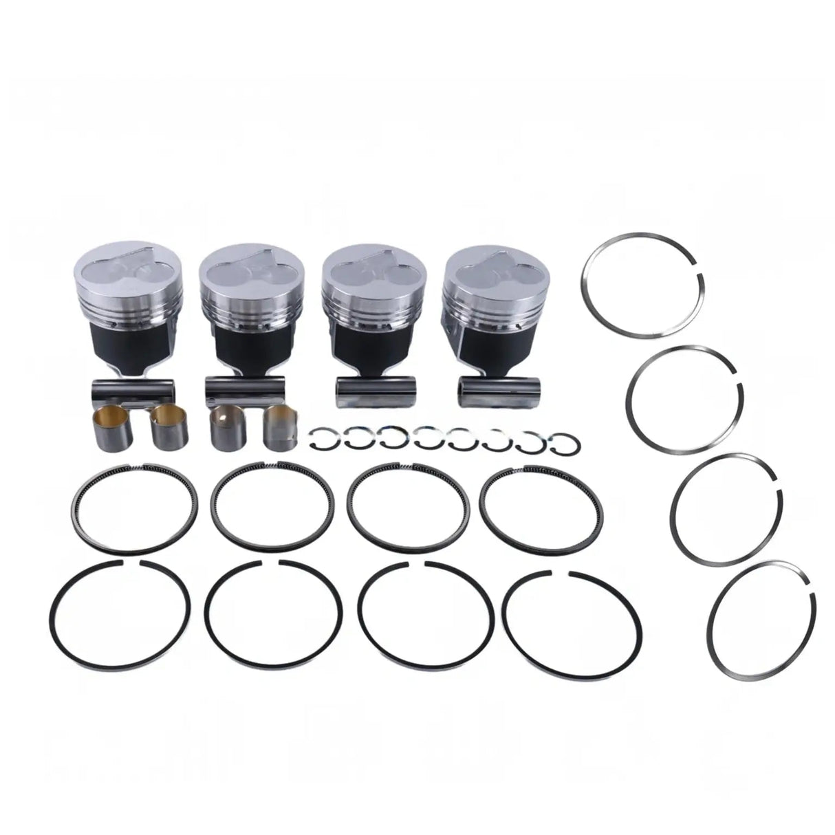 Piston Kit with Ring for Kubota Engine V2203 Bobcat 753C 763 773 S130 S150 S160 S185 331 334 341 5600 S175 S530 T190 T140 - Fab Heavy Parts