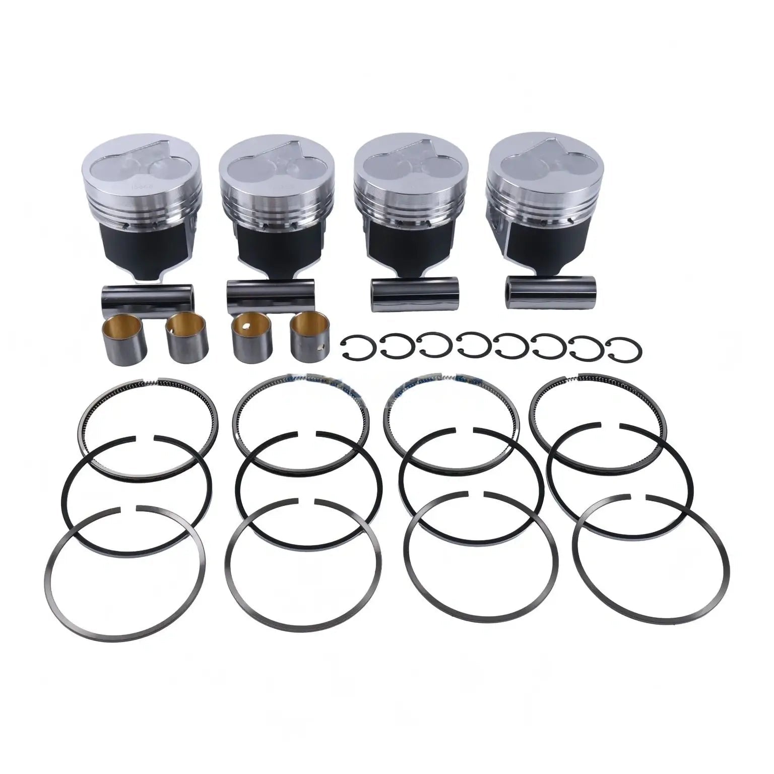 Piston Kit with Ring for Kubota Engine V2203 Bobcat 753C 763 773 S130 S150 S160 S185 331 334 341 5600 S175 S530 T190 T140 - Fab Heavy Parts