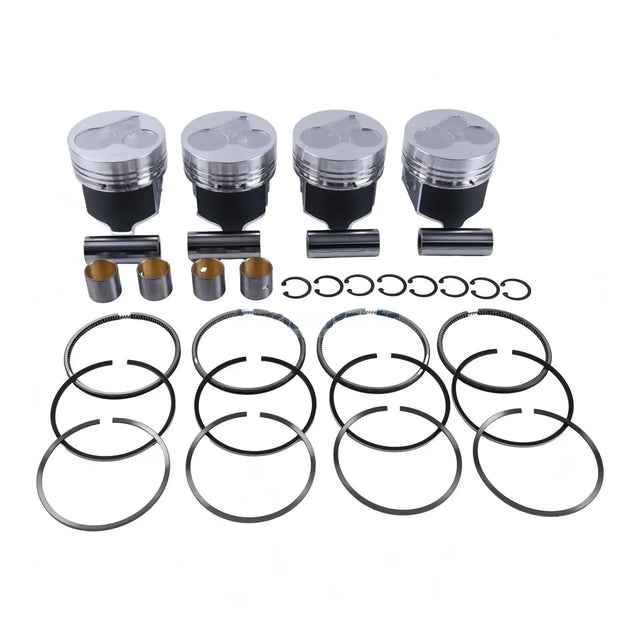 Piston Kit with Ring for Kubota Engine V2203 Bobcat 753C 763 773 S130 S150 S160 S185 331 334 341 5600 S175 S530 T190 T140 - Fab Heavy Parts