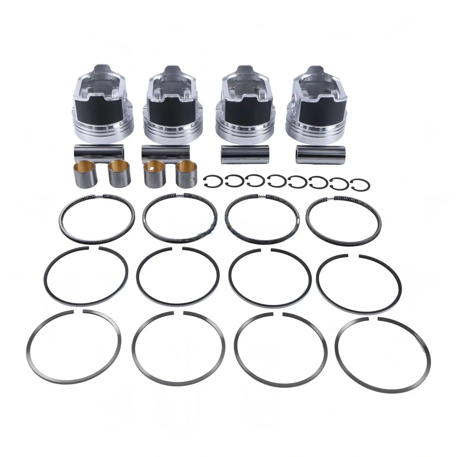 Piston Kit with Ring for Kubota Engine V2203 Bobcat 753C 763 773 S130 S150 S160 S185 331 334 341 5600 S175 S530 T190 T140 - Fab Heavy Parts