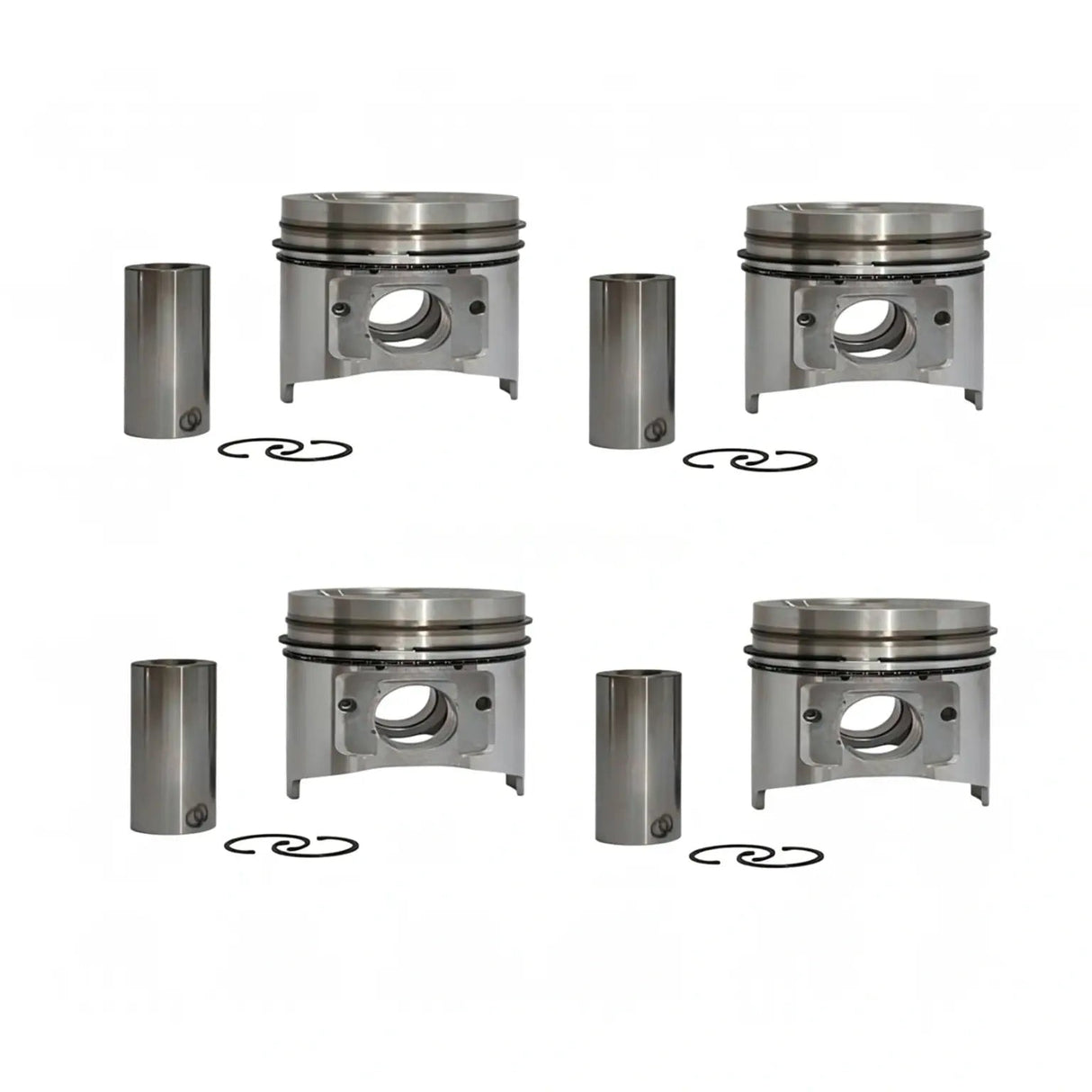 Piston Kit YM129931-22900 for Komatsu Engine 4D94LE 4D98E Forklift FD20-30 FD25T-16 FD30T-16 FG20T-16 FG25T-16 FG25HT-16 FG32HT-16 FG35AHT-16 - Fab Heavy Parts