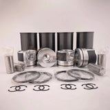 Piston Liner Kit 1878137660 for Engine Isuzu 4HK1 Hitachi ZX360 - 3 ZX330 - 3 ZX240 - 3 ZX200 - 3 Fits for John Deere 220DW 225DLC - Fab Heavy Parts