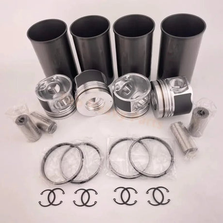 Piston Liner Kit 1878137660 for Engine Isuzu 4HK1 Hitachi ZX360 - 3 ZX330 - 3 ZX240 - 3 ZX200 - 3 Fits for John Deere 220DW 225DLC - Fab Heavy Parts