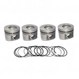 Piston & Piston Ring 02/800698 02/800304 for Isuzu Engine 4BG1 6GB1 JCB Excavator JS180 JS175W JS160 JS145W JS130W - Fab Heavy Parts