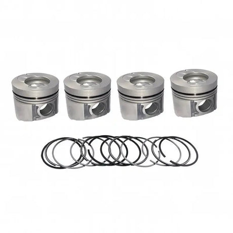 Piston & Piston Ring 02/800698 02/800304 for Isuzu Engine 4BG1 6GB1 JCB Excavator JS180 JS175W JS160 JS145W JS130W - Fab Heavy Parts