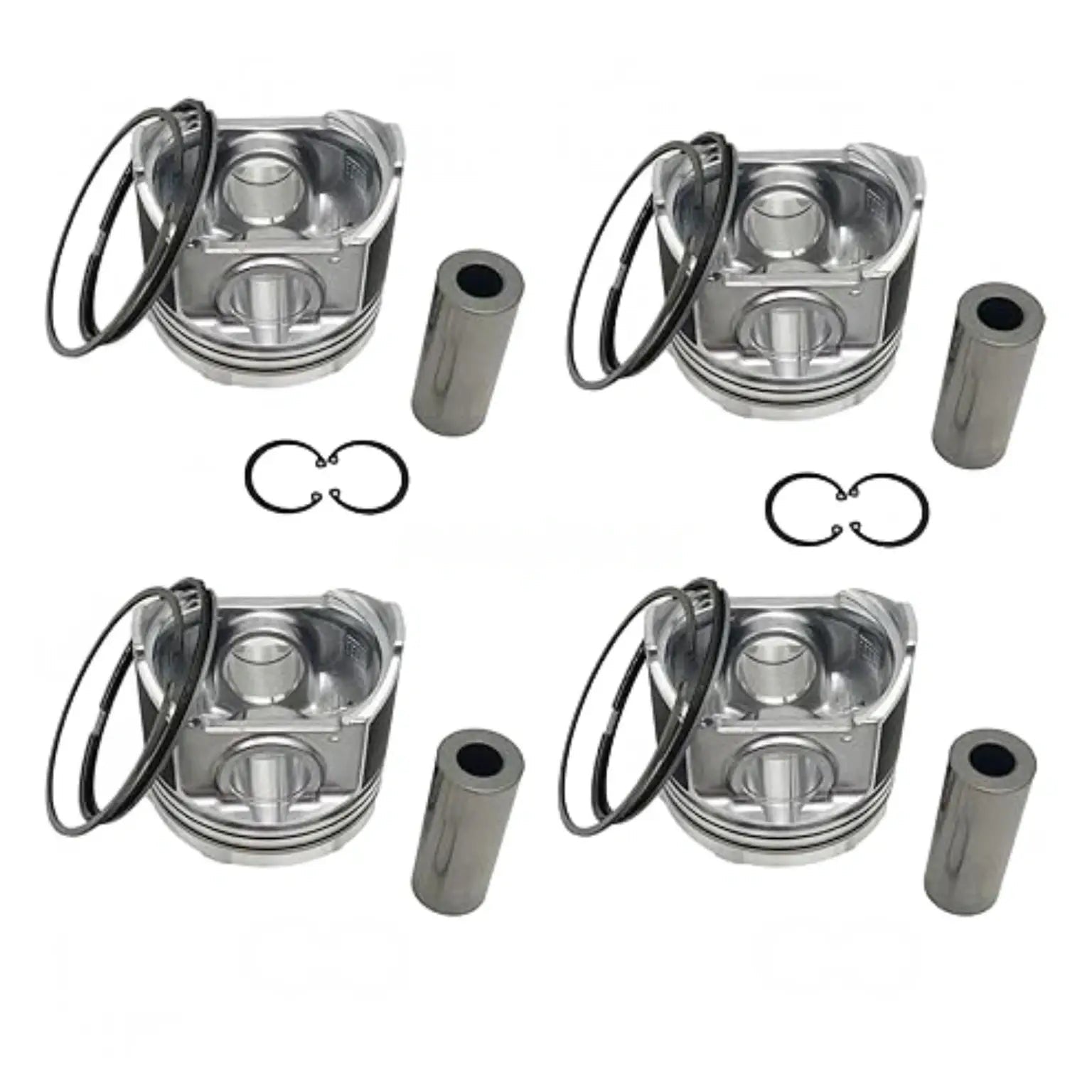 Piston & Piston Ring Kit 15521-21110 19274-21110 for Kubota Engine V1902 V1902BH Excavator KX101 KH20 KH151 KH101 Loader R400 - Fab Heavy Parts