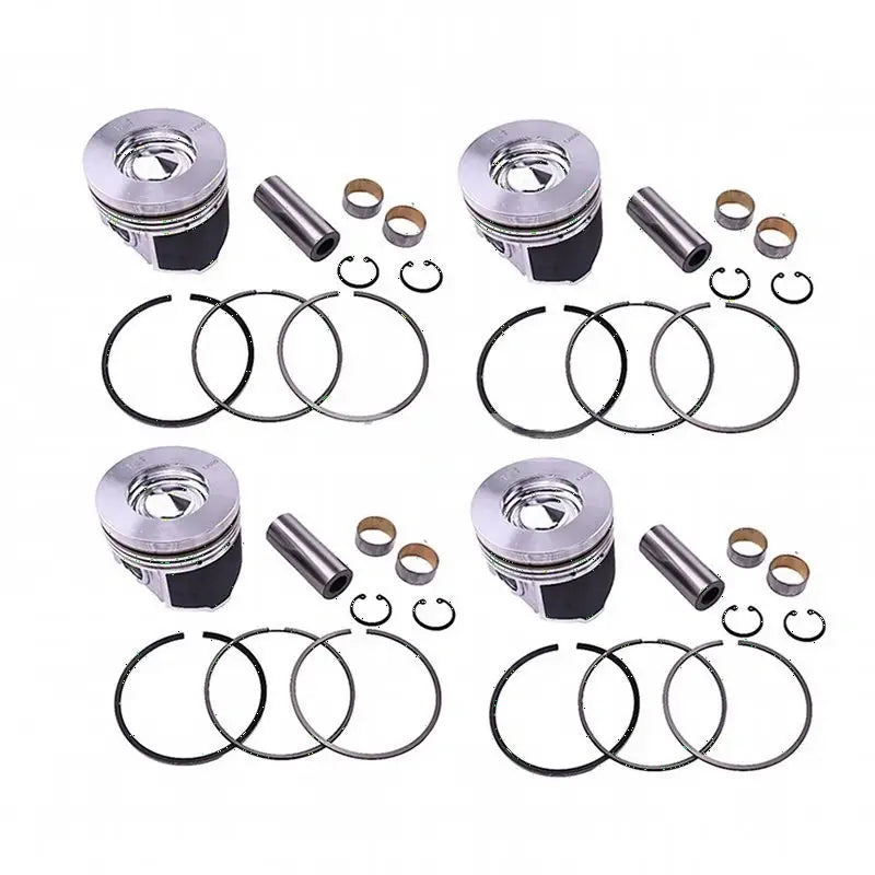 Piston & Piston Ring Set 1J550-21110 1G544-21110 for Kubota Engine V3800 Tractor M8540DT M8540F M9540DT M9540HDL M95SH