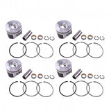 Piston & Piston Ring Set 1J550-21110 1G544-21110 for Kubota Engine V3800 Tractor M8540DT M8540F M9540DT M9540HDL M95SH