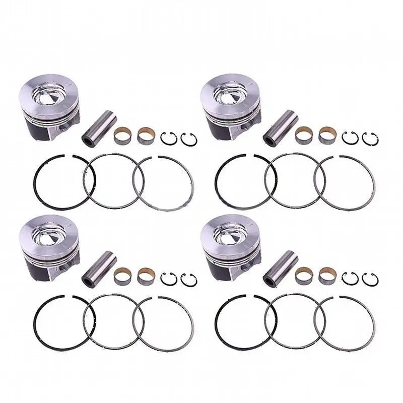 Piston & Piston Ring Set 1J550-21110 1G544-21110 for Kubota Engine V3800 Tractor M8540DT M8540F M9540DT M9540HDL M95SH - Fab Heavy Parts